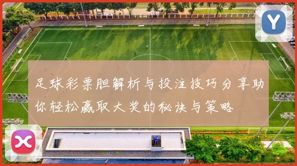 足球彩票胆解析与投注技巧分享助你轻松赢取大奖的秘诀与策略
